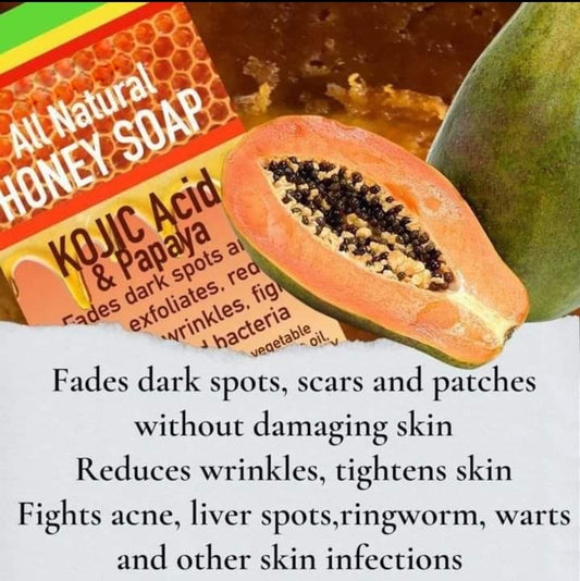 HONEY KOJIC ACID PAPAYA SOAP