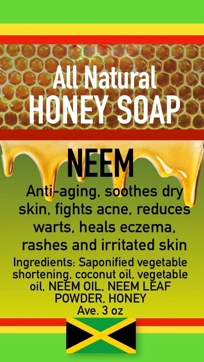 JABÓN DE ACEITE DE NEEM Y MIEL
