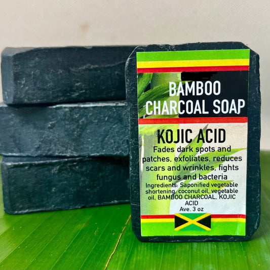 BAMBOO CHARCOAL SOAP - KOJIC ACID