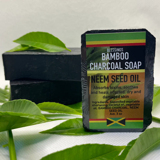 BAMBOO CHARCOAL SOAP - NEEM SEED OIL