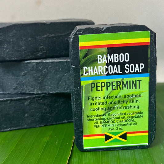 BAMBOO CHARCOAL SOAP PEPPERMINT