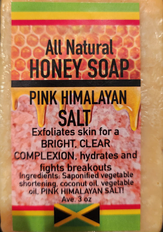 HONEY PINK HIMALAYAN SALT SOAP