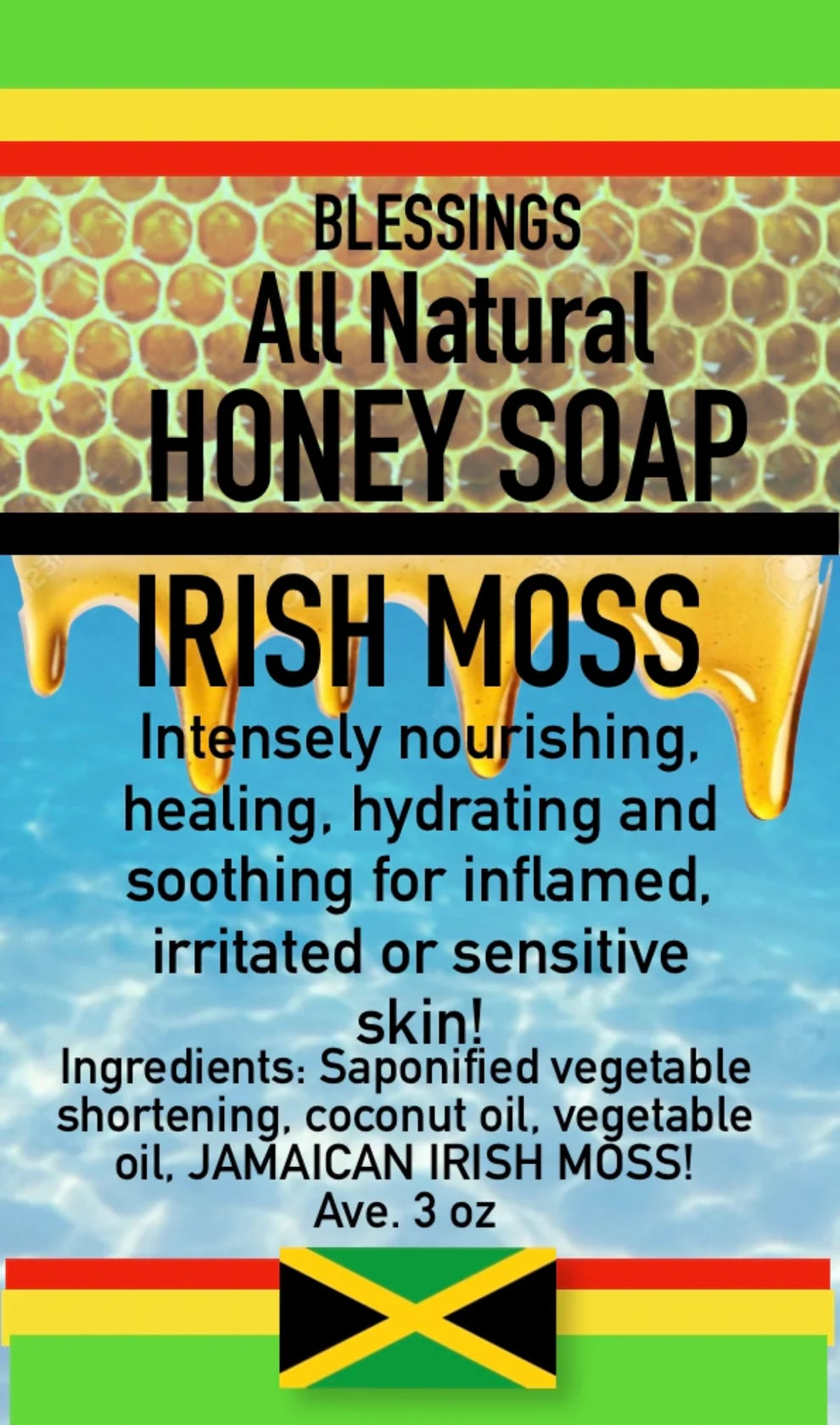 HONEY IRISH MOSS SOAP